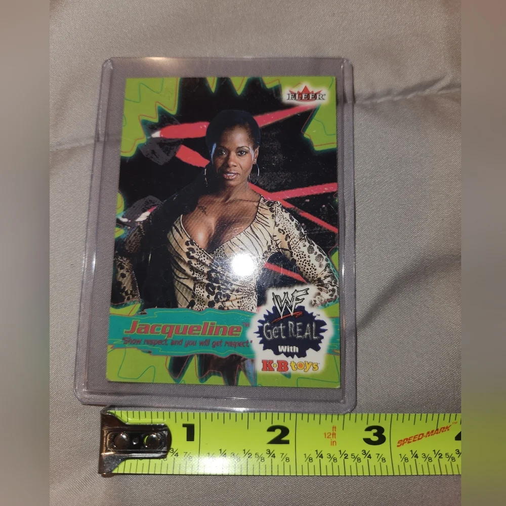 JACQUELINE - 2001 Fleer -  WWF Get Real With KB - TRADING CARD